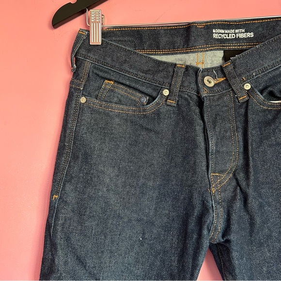 🔹2/$30🔹 Men’s 28/32 HM Blue Low Rise Slim Jeans - Picture 4 of 8